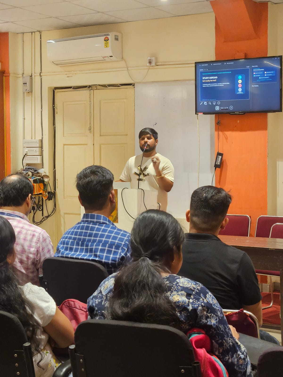 Seminar at Women’s Christian College